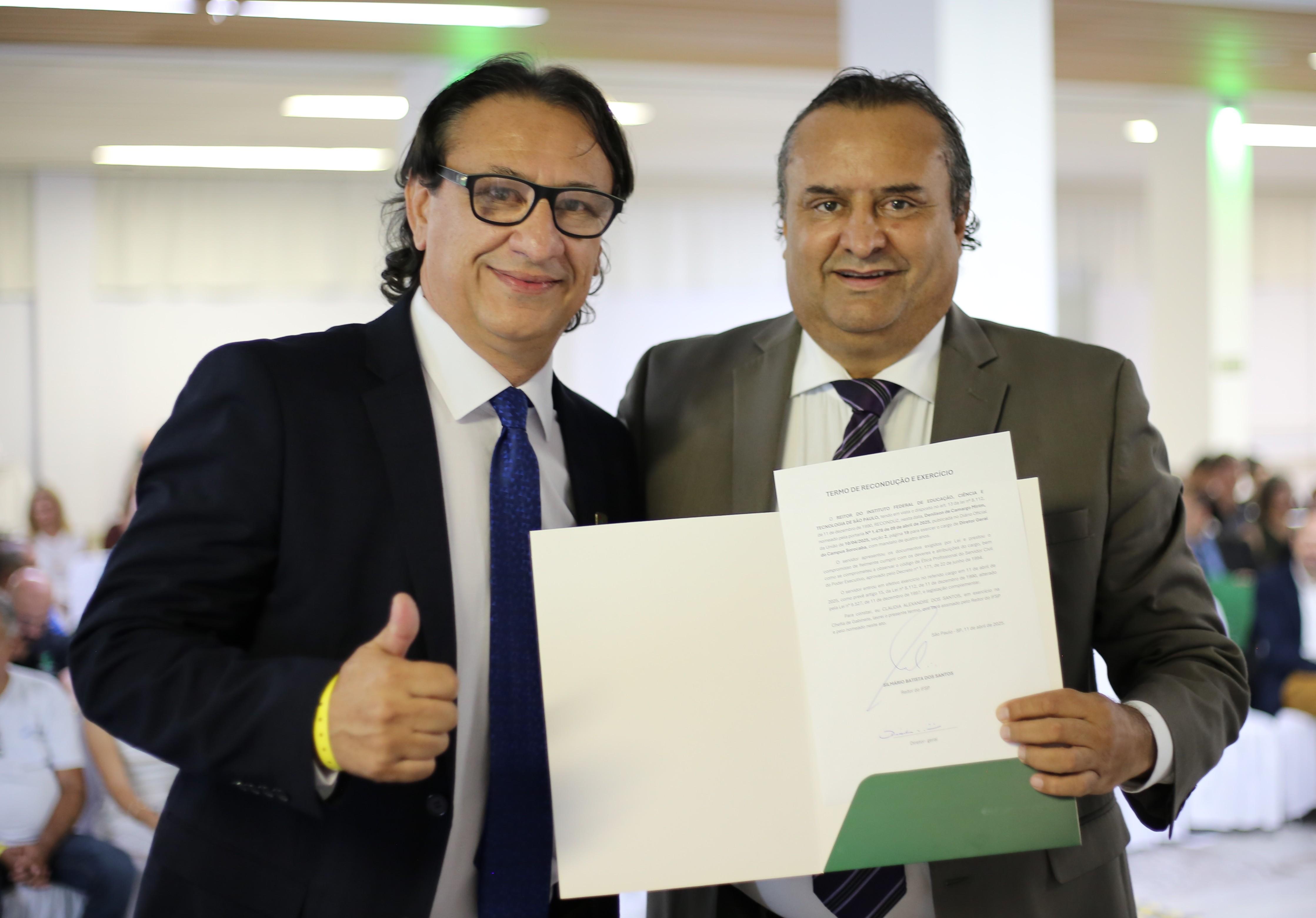 foto diretor e reitor
